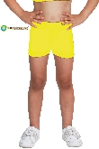SHORT DANZA LYCRA GIALLO BABY